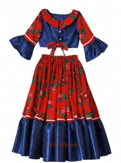 Costum etno - Gipsy Style, 4-12 ani